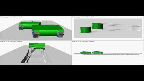 Adams Tracked Vehicle: Double tank on soft soil
