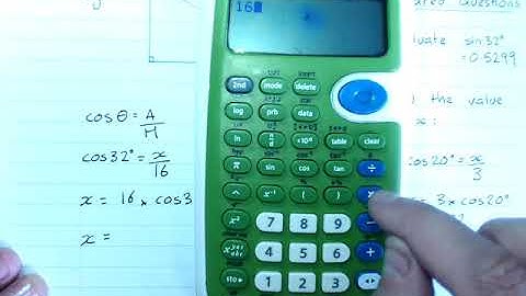 Finding unknown sides right angled trig