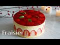 Sub) 아이싱 없이 최고의 🍓 딸기 케이크 프레지에 만들기 : Strawberry fraisier recipe │Brechel