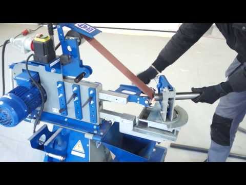BG-75 Szlifierka Taśmowa do rur, multifunctional Belt Grinder MWMachines.com