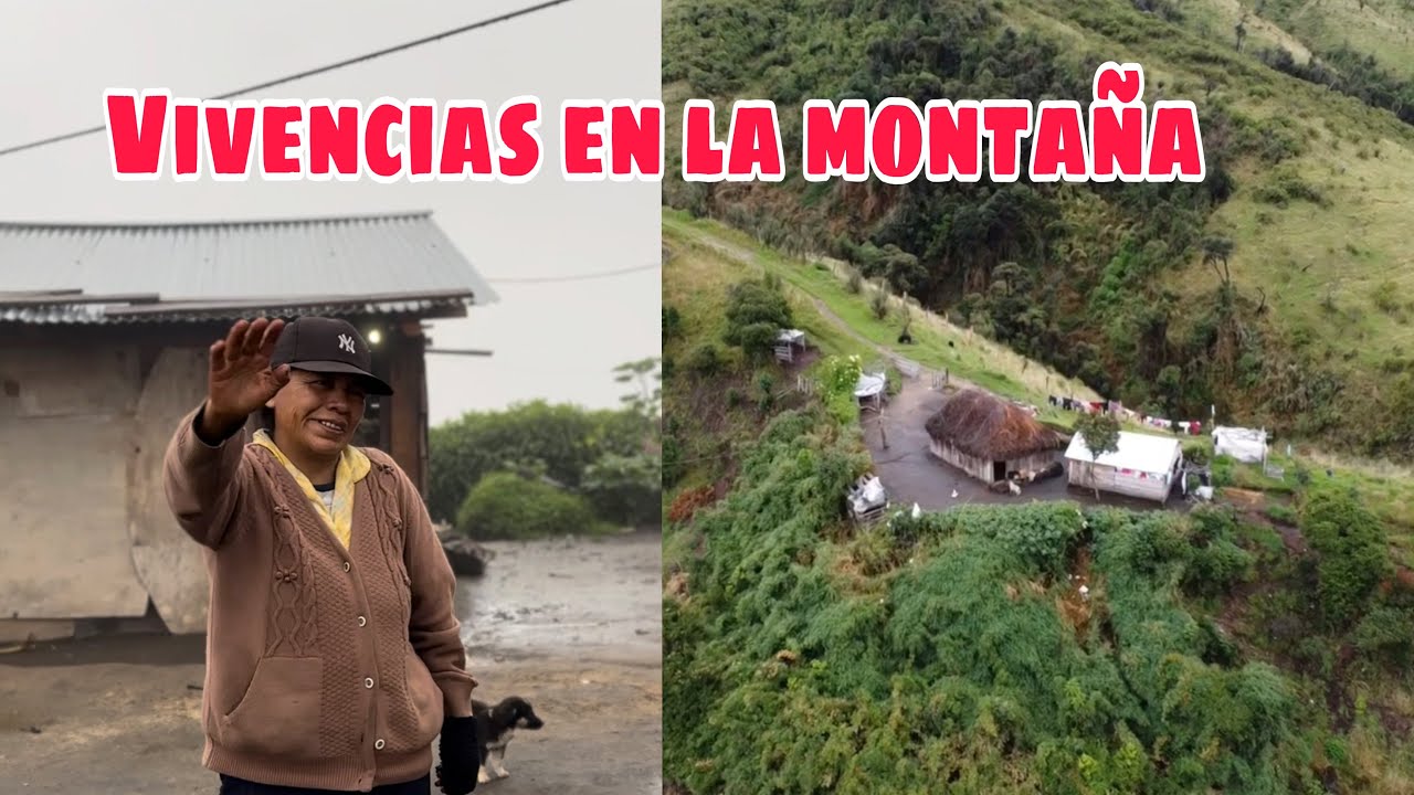 VIVE sobre una MONTAÑA en un SOLITARIO rincón del ECUADOR ♥️⛰️ Josué y Elie