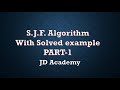 SJF Scheduling Algorithm | CPU Scheduling in Operating System [PART-1]
