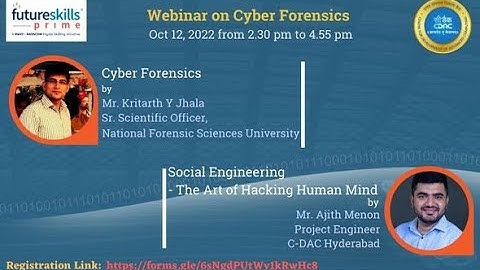 Webinar on Cyber Forensics