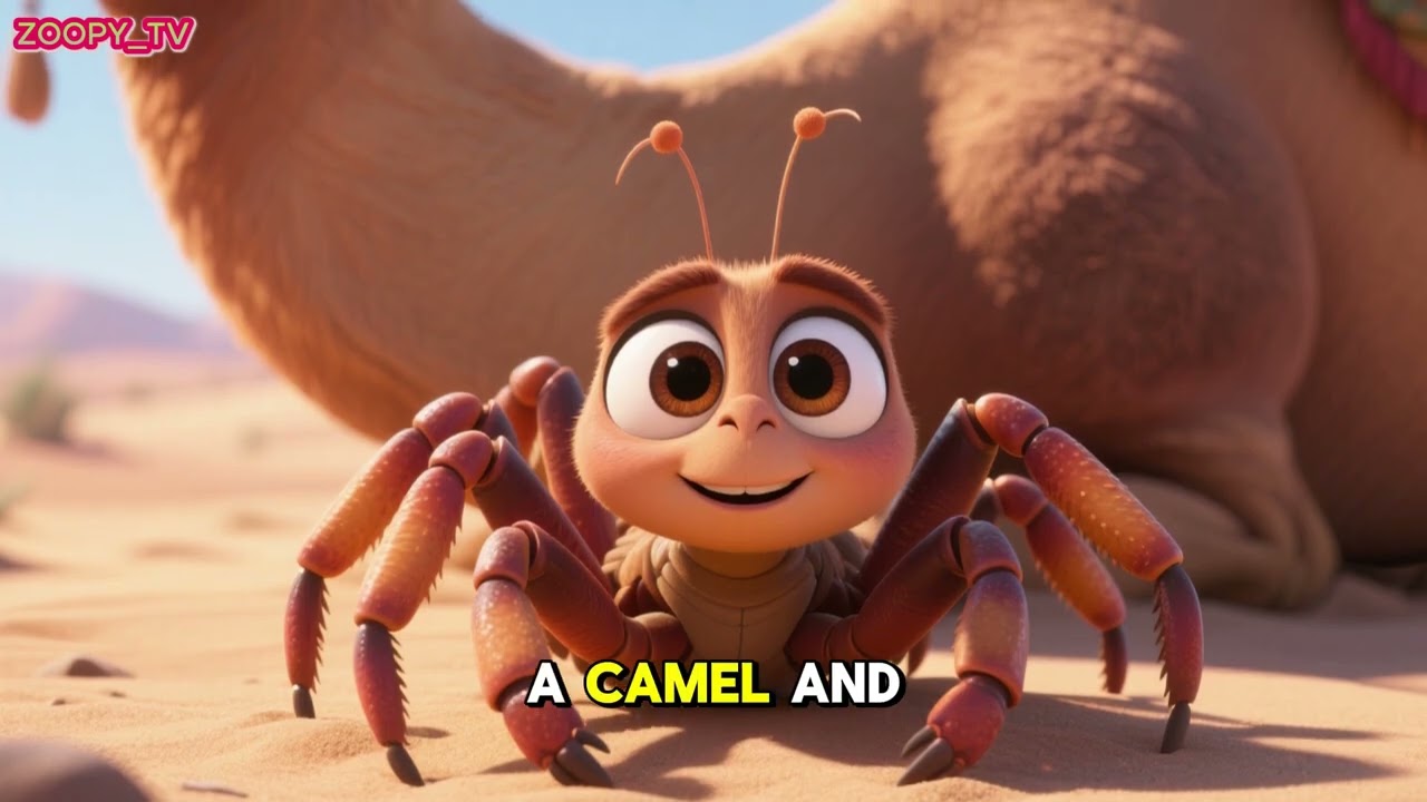 The Camel Spider and the Adventure of Asking Why 🕷️🌵 | Curious Educational Story