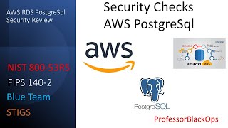 AWS PostgreSql security checks. | Is AWS PostgreSql secure for important information | STIGs | Sql