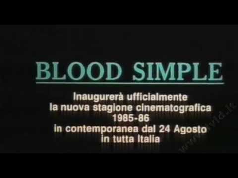 Blood Simple - Sangue facile (1985) - Trailer Italiano