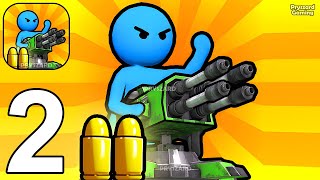 Bullet Fever - Gameplay Walkthrough Part 2 Stickman Ammo Rush (iOS, Android Gameplay)