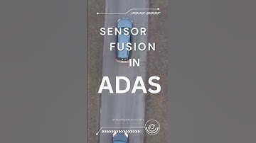 Sensor Fusion in ADAS #sensorfusion #adas #automotive #embeddedworld #embedded
