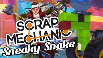 Scrap Mechanic - #17 - SNEAKY SNAKE! (Challenge Mode)