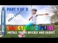 Zipline Installation Quickly, Easily, and Cheaply! Part 1 of 3