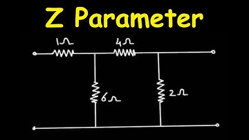 Impedance Parameters of Two Port Network Solved Example | Z Parameter Example | Electric Circuits