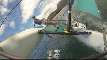 Sailing a Hobie Wave to the Max