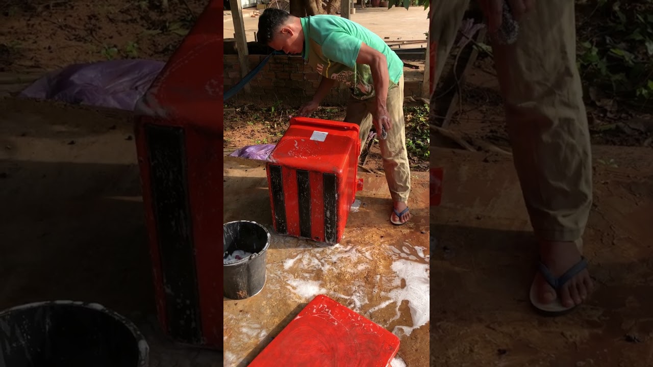 "Cleaning the Ice Storage Tank"