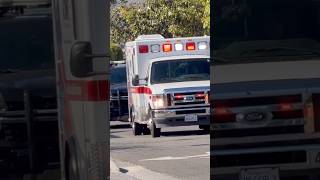 MED422 &amp; VFCO responding Code 3 to a followup male suffering from a gunshot wound en route #medical