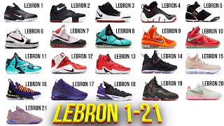 LEBRON 1-21 (Every Signature Nike Shoe)