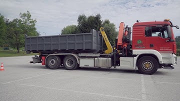 PALFINGER Service - S700 Hooklift Synchron -  Container unloading (EN)