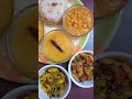 Aaj lunch mein hai Kabuli chana sabji, dal, pattagobhi sabji, beans &amp; bhindi sabji #food  #odiafood