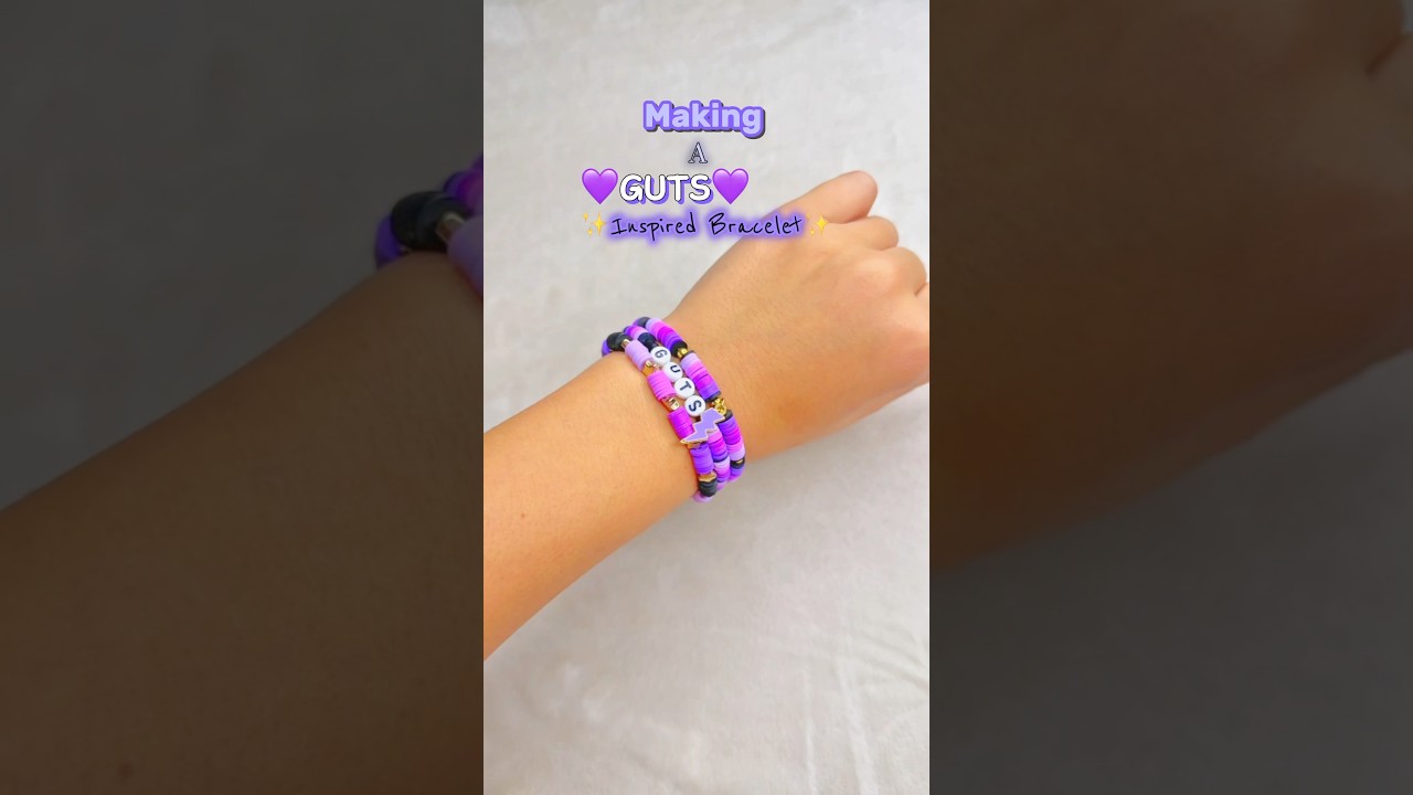 Vampire Olivia Rodrigo inspired bracelet set  Diy bracelets patterns, Clay  beads, Make clay beads