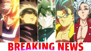 MHA RUNS The U.S, BLACK CLOVER MAJOR WIN, DRAGON BALL SUPER Anime Return? Jujutsu Kaisen BLOWING Up