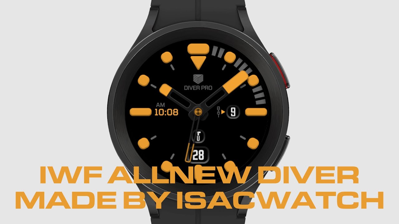 IWF AllNew Diver watch face for wear OS YouTube