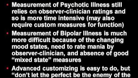 Measurement Based Care Comes to DSM-5