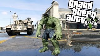 GTA 5 Mods - HULK SMASH