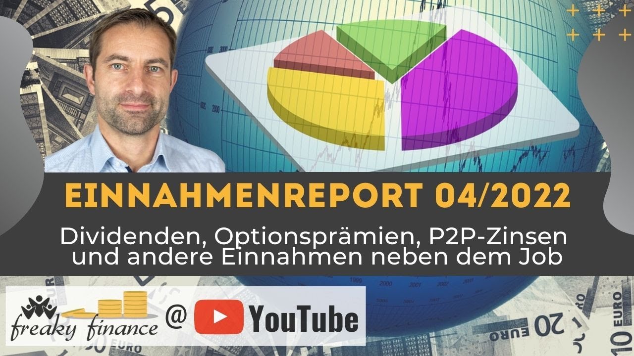 Einnahmenreport April 2022 - Dividenden als größter Posten meiner über 5.100 € nebenbei im April