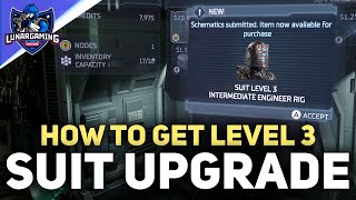 How To Get The Intermediate Engineering Rig Schematic Suit Level 3 Upgrade - Dead Space Remake 2023