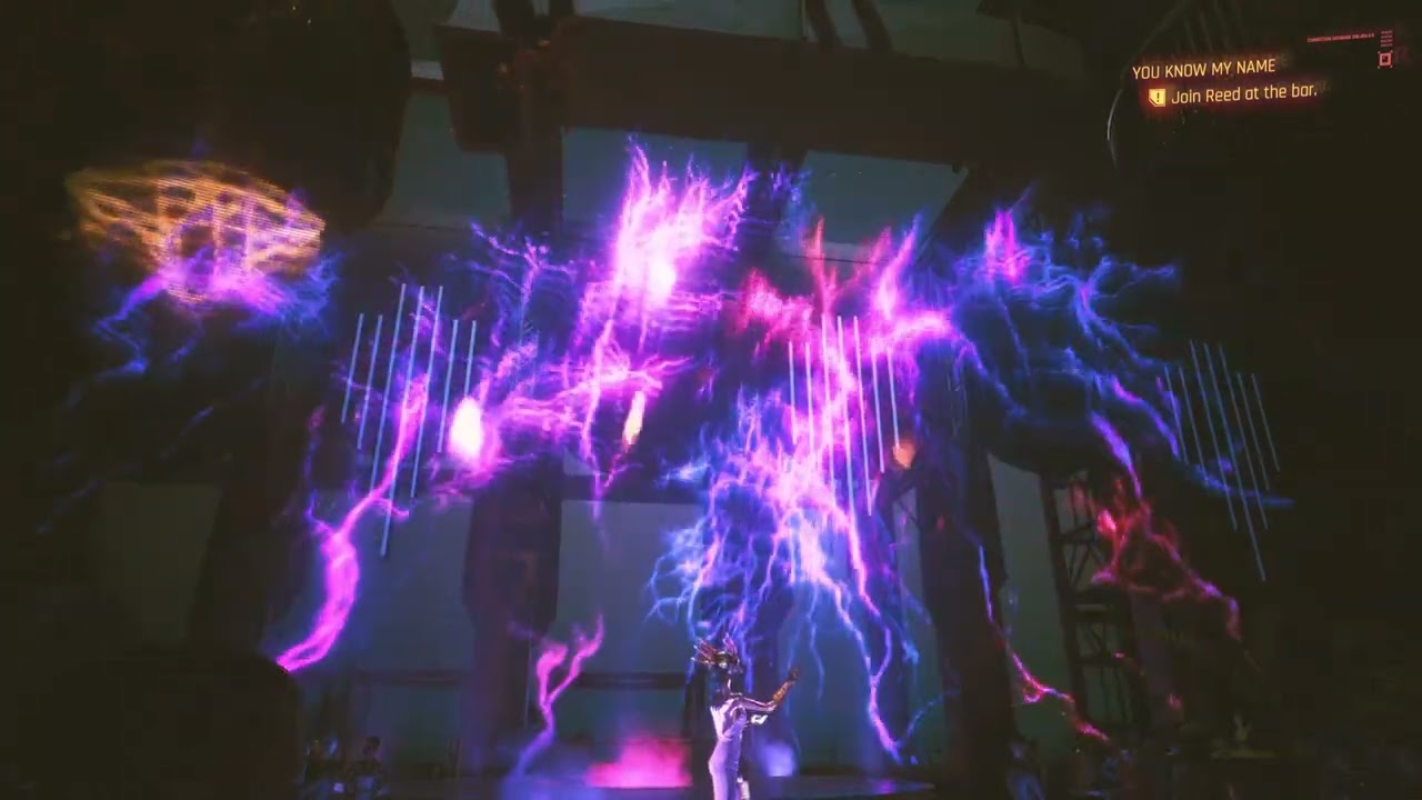 Cyberpunk 2077 Futuristic Concert