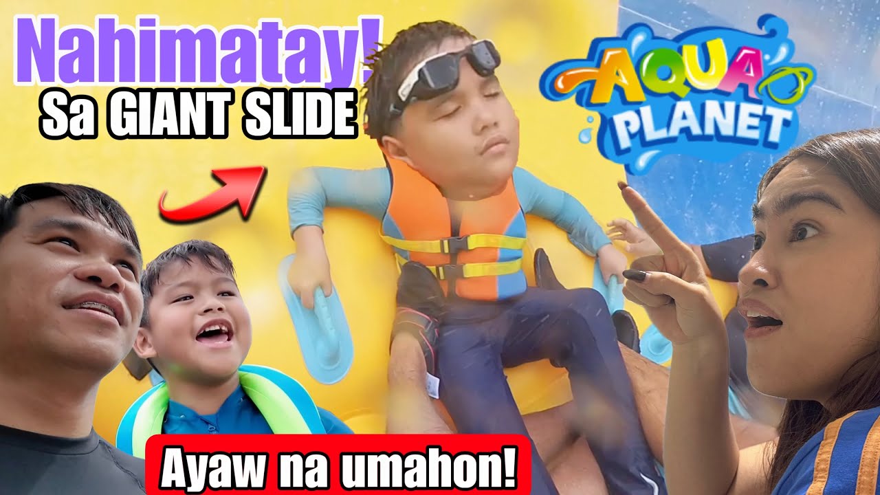 NAWALAN NG MALAY  SA GIANT SLIDE SA AQUA PLANET! (LAGOT KAY MAMA!)
