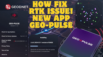 GEO-PULSE of GEODNET New App! How FIX RTK Issue & Download the New GNSS Upgrade 💯 DePIN Mapping