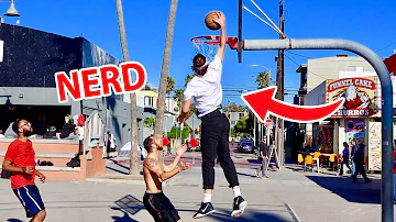 NERD EXPOSES TRASH TALKING STRANGERS IN BASKETBALL!!