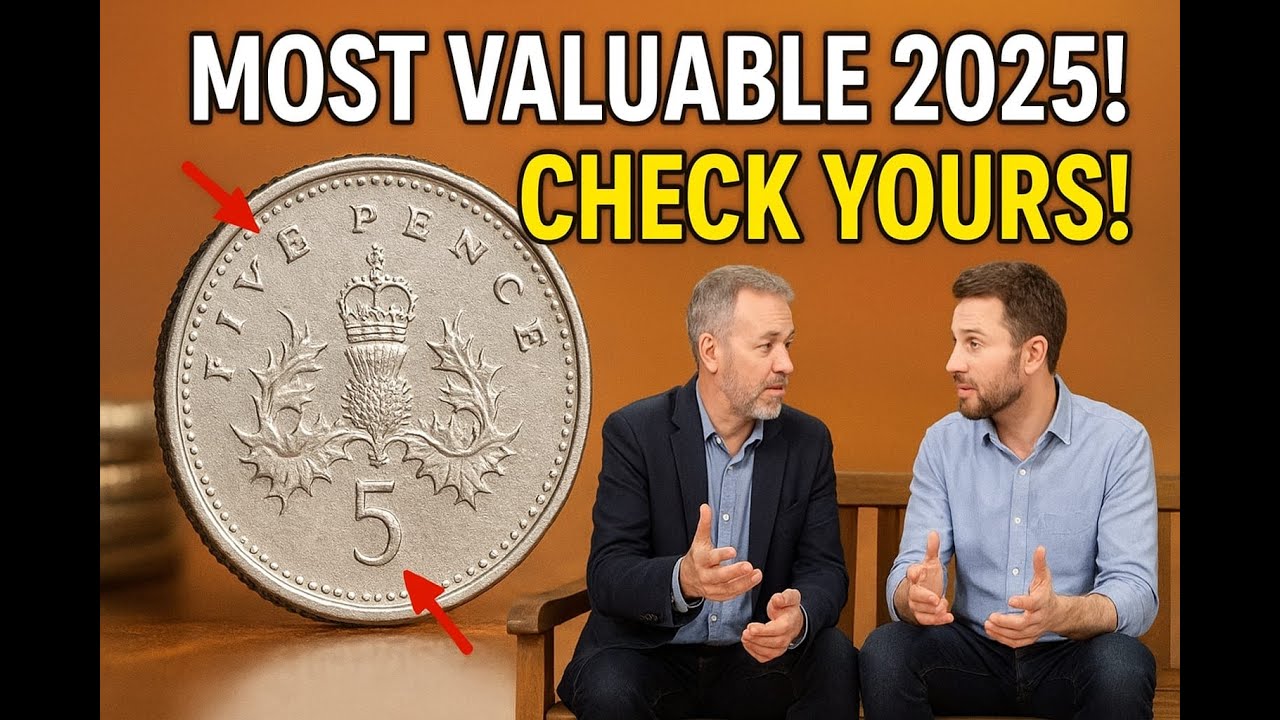 Most Valuable UK 5 Pence Coins 2025 | Rare Errors & Value You Need to Check in Your Change Today!