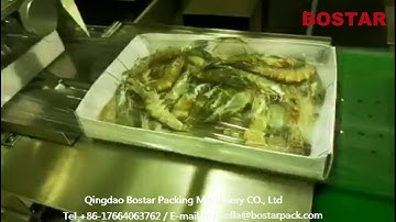 Shrink Packing Machine for Frozen Shrimp with Pallet