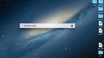 PortScanner MacOSX Network Utility