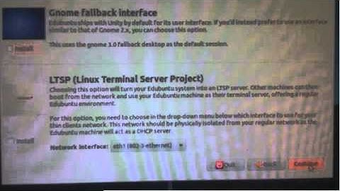 Installing an Edubuntu image