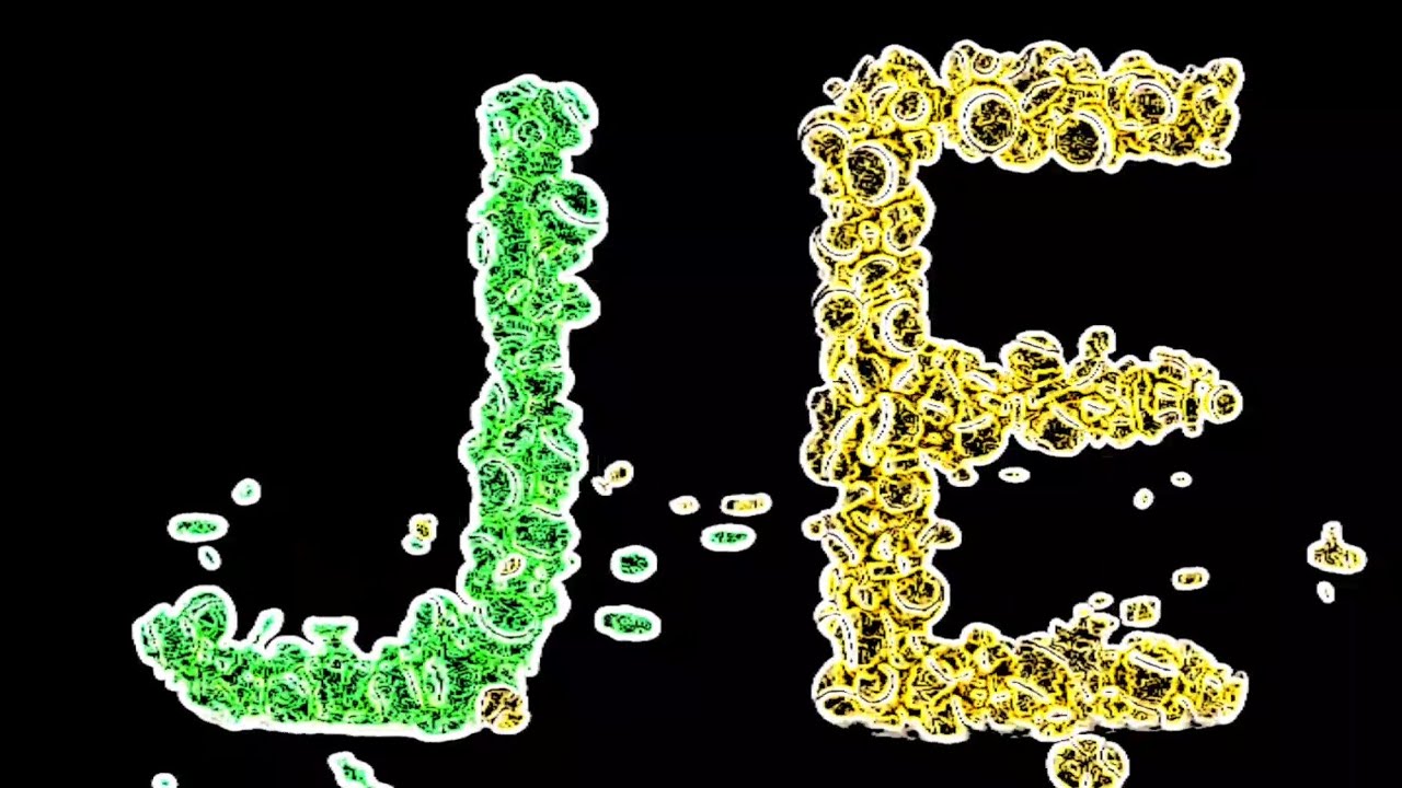 3d Candy Letter J and E (Learning Alphabet)//sponsored by Gamavision Csupo Effects 