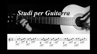 PDF Sample Studi per Guitarra - Ferdinando CARULLI guitar tab & chords by Hakan İzzet Mola.