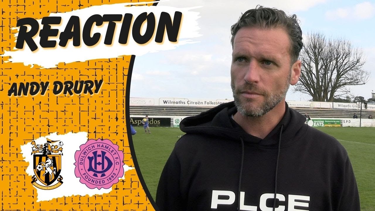 Reaction | Andy Drury | Folkestone Invicta 3-3 Dulwich Hamlet | Isthmian Premier Division