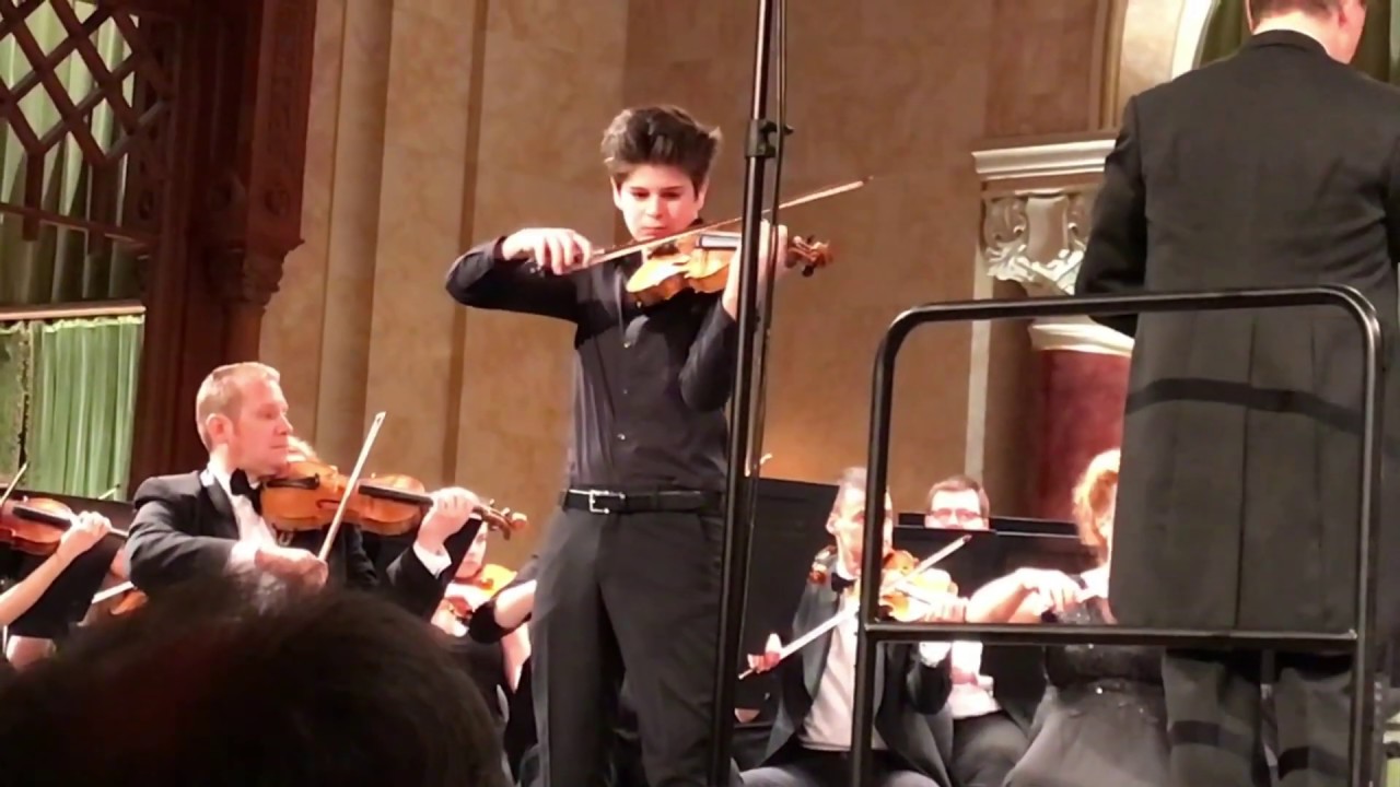 Vieuxtemps Violin Concerto No 5 in a minor Op. 37 Daniel Hodos YouTube