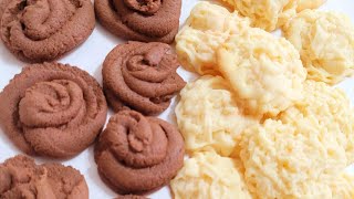 وصفة كوكي زبدة الفانيليا/بيتيفور الفانيليا والشوكولاته حضريها بوقت قصير/Butter and vanilla cookie