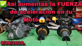 ✅️Así aumentas la FUERZA de tu Moto si Cambias este elemento 😱🏍 Suscribanse. 