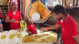 Unstoppable Dosa Making In Hyderabad । Price ₹ 40/- Only । Popular Indian Street Food