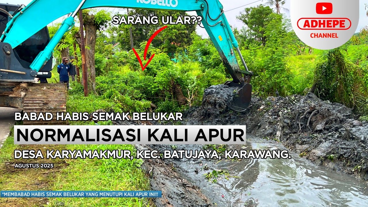 PENGERUKAN NORMALISASI KALI APUR BATUJAYA - KARAWANG 2025 