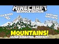 Caves And Cliffs Update! NEW MOUNTAINS! New Ores, Glow Squids & More! Minecraft Bedrock Edition Beta
