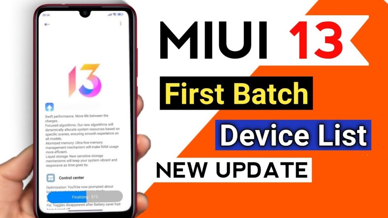 MIUI 13 GLOBAL LAUNCH | MIUI 13 STABLE UPDATE WITH ANDROID 12 FIRST BATCH INDIA & GLOBAL DEVICE LIST