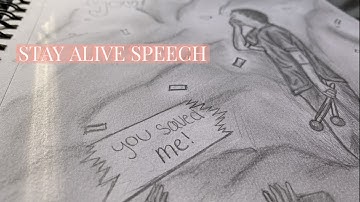 Stay Alive Speech by Tyler joseph / Sketching Tyler Joseph