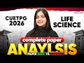 CUET PG Life Science 2026 | Complete Paper Analysis | Question Level, Topics & Strategy