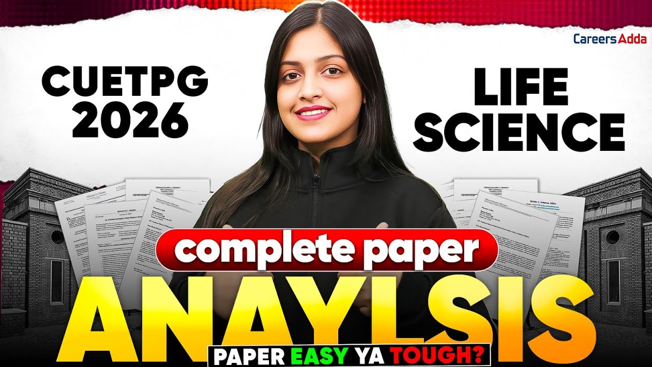 CUET PG Life Science 2026 | Complete Paper Analysis | Question Level ...