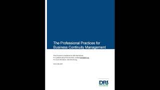 #DRI #ProfessionalPractices2023 PP03 Business Impact Analysis